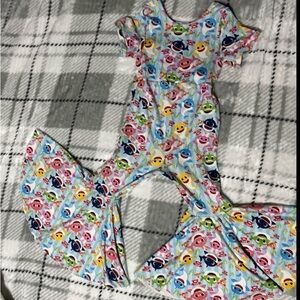 BabyShark Romper with bells